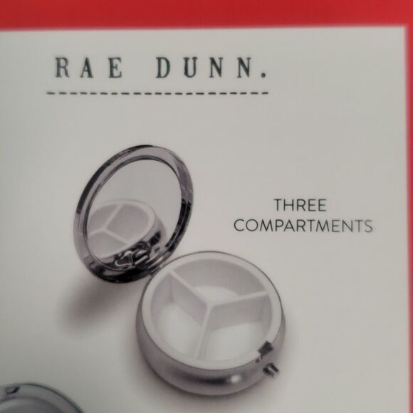 NEW Rae Dunn Compact Mirror & Pill Box Gift Set Blessed & Grateful - Picture 6 of 9